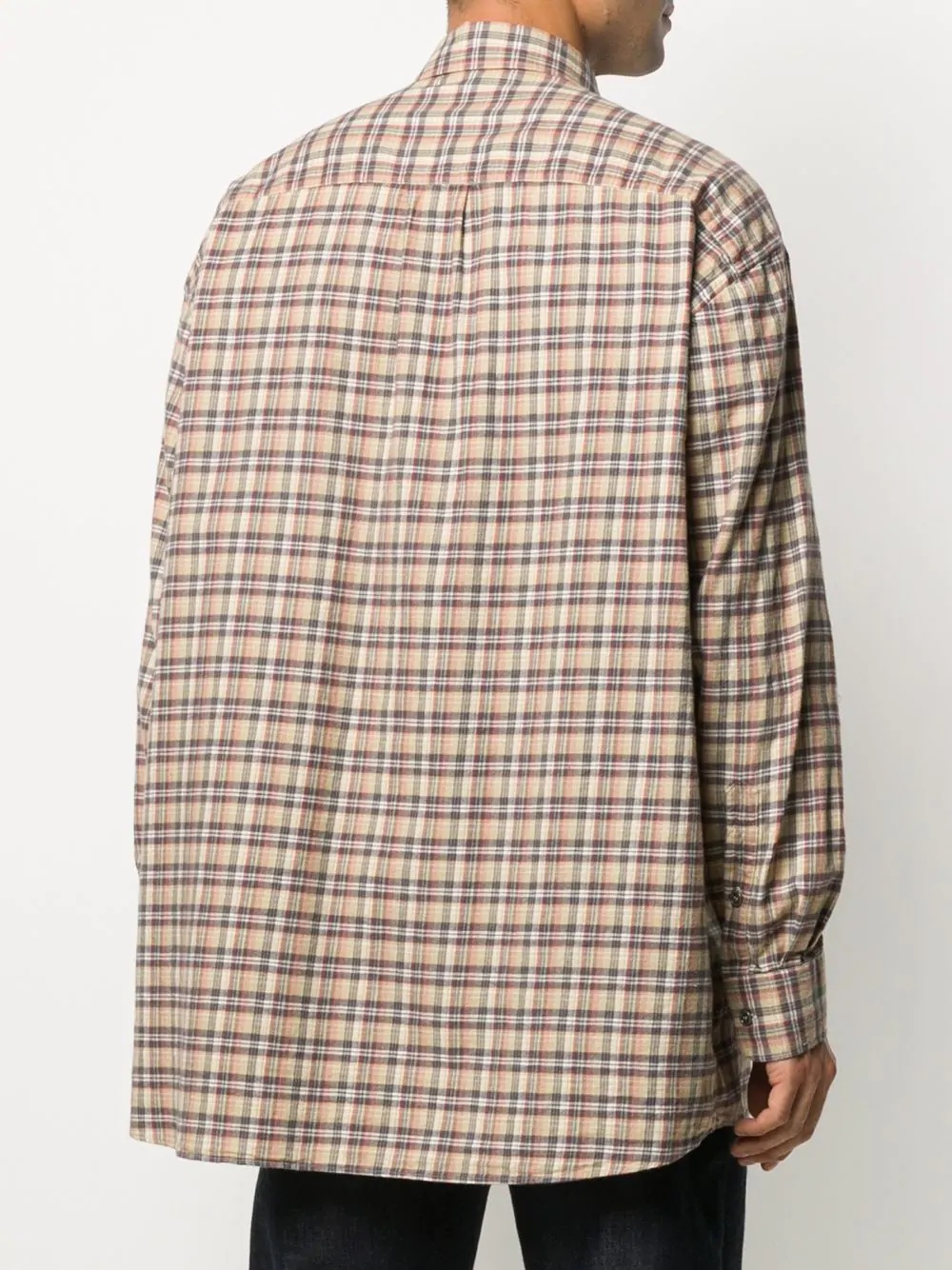 chick patch checked shirt - 4