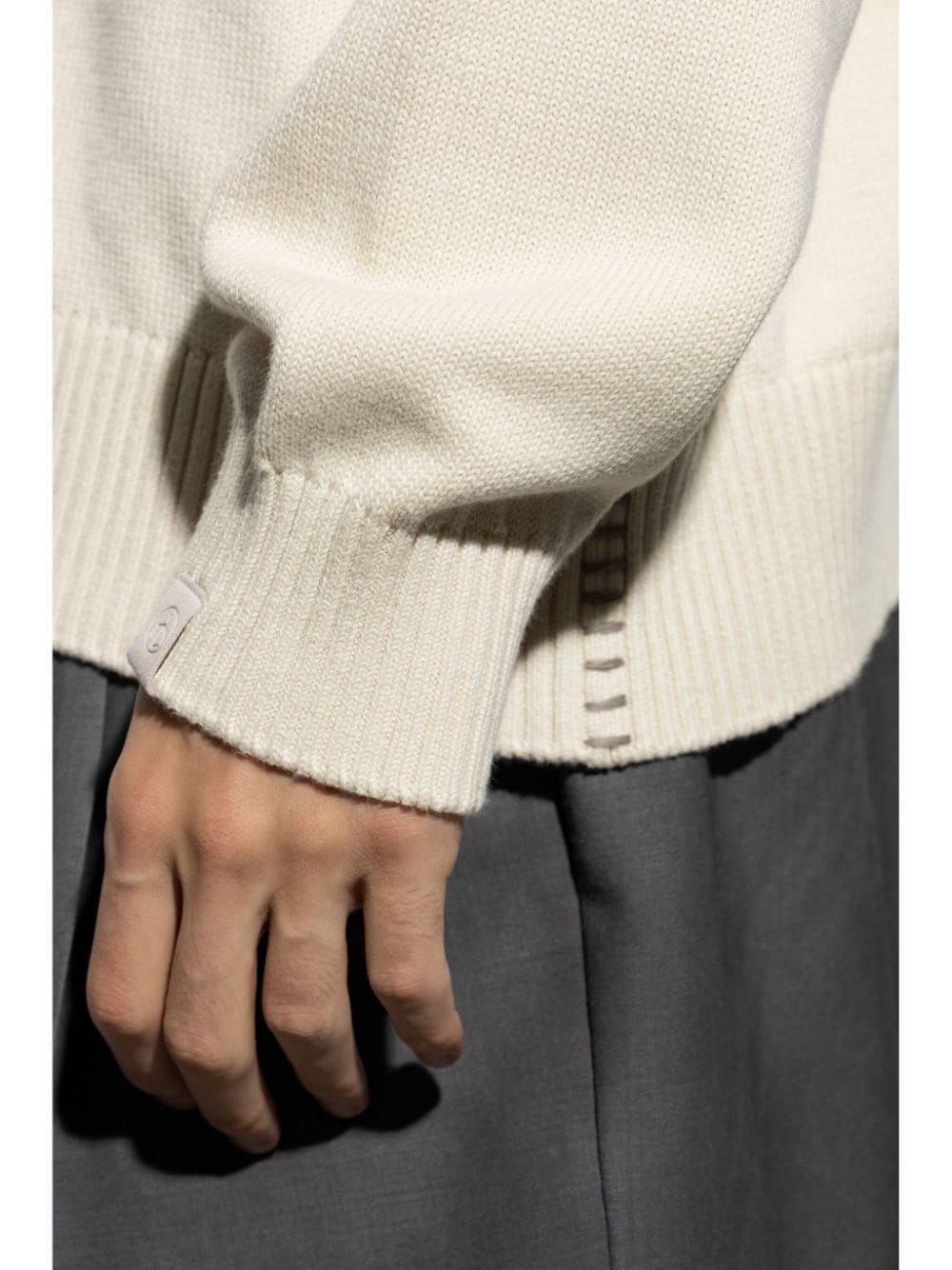 crew-neck organic cotton jumper - 5