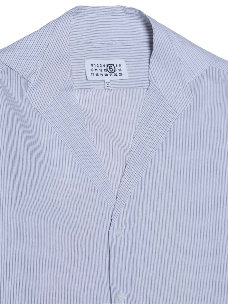pinstripe v-neck shirt 5