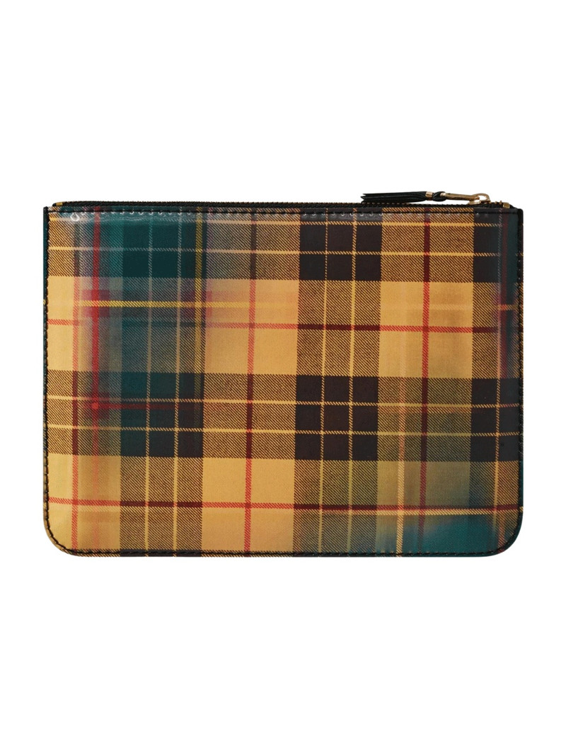 Comme Des Garçons Lenticular Tartan Pouch outlook