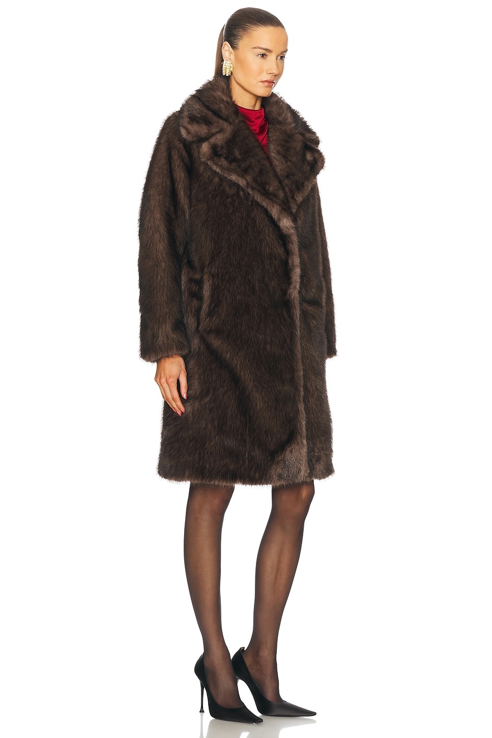 Evita Faux Fur Coat - 3