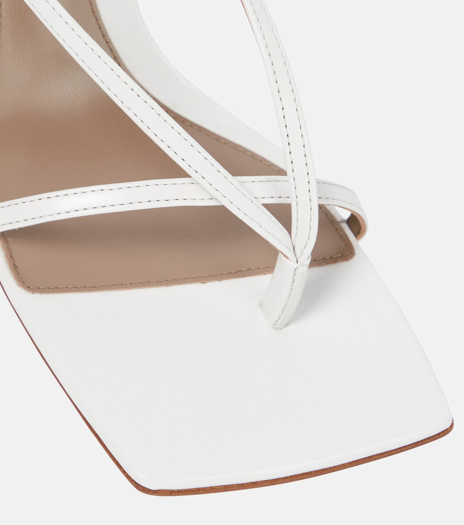 Stretch leather sandals - 6