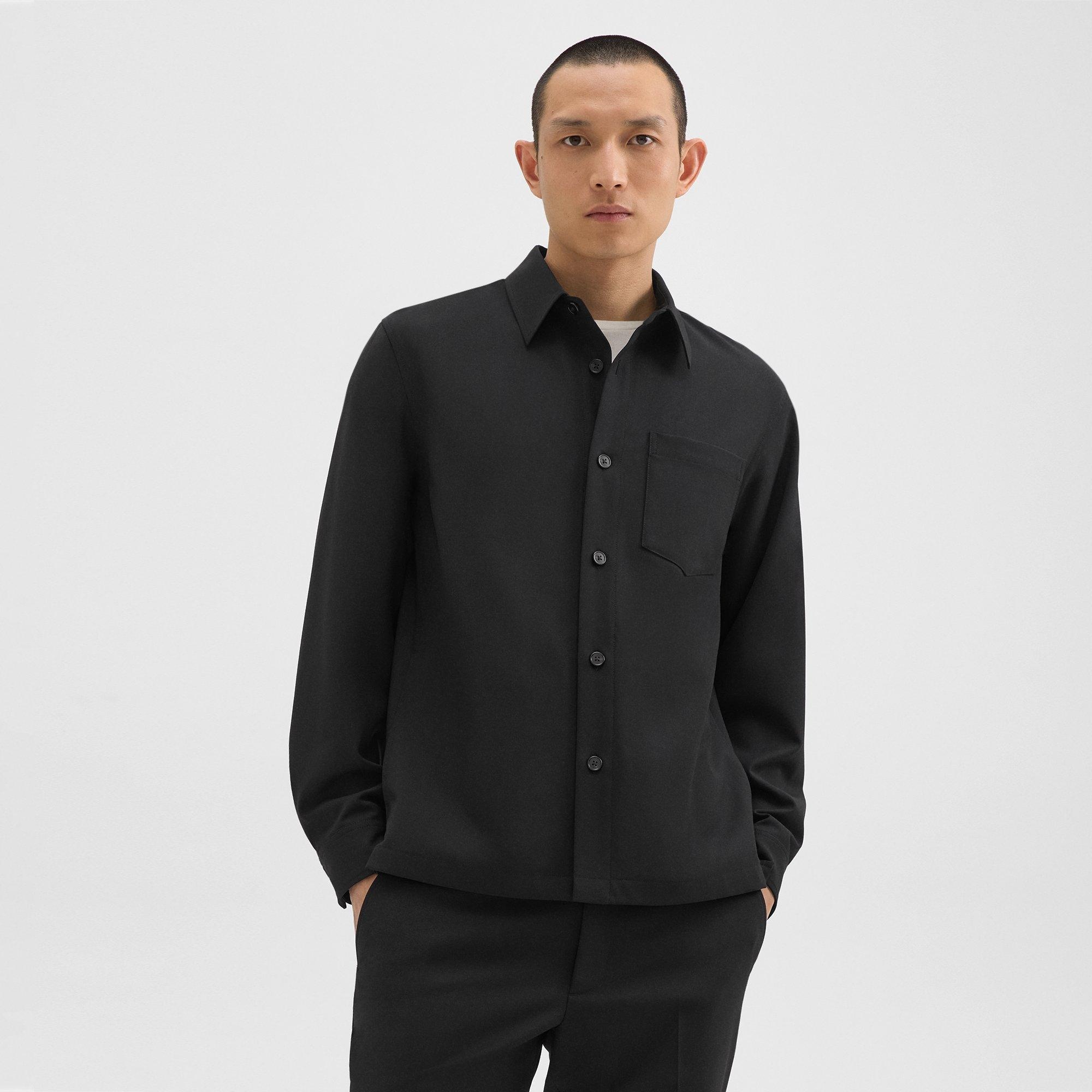 Overshirt in Wool-Blend Twill - 2