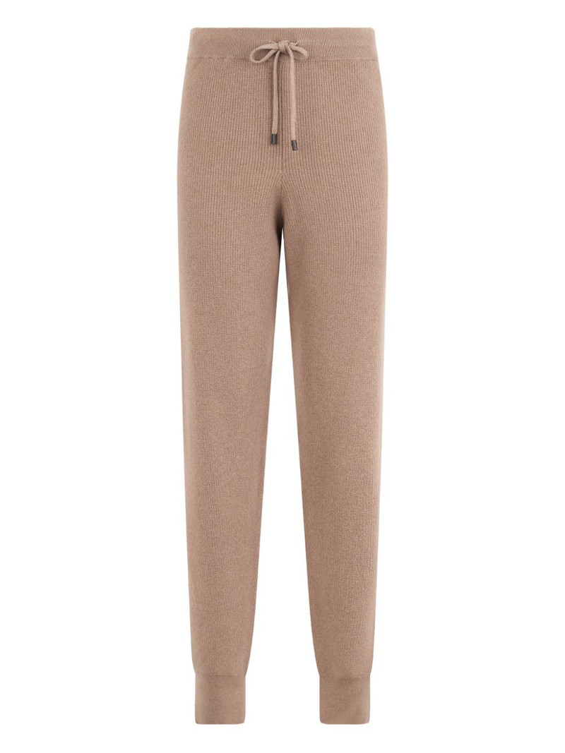 elastic-waistband track pants 1