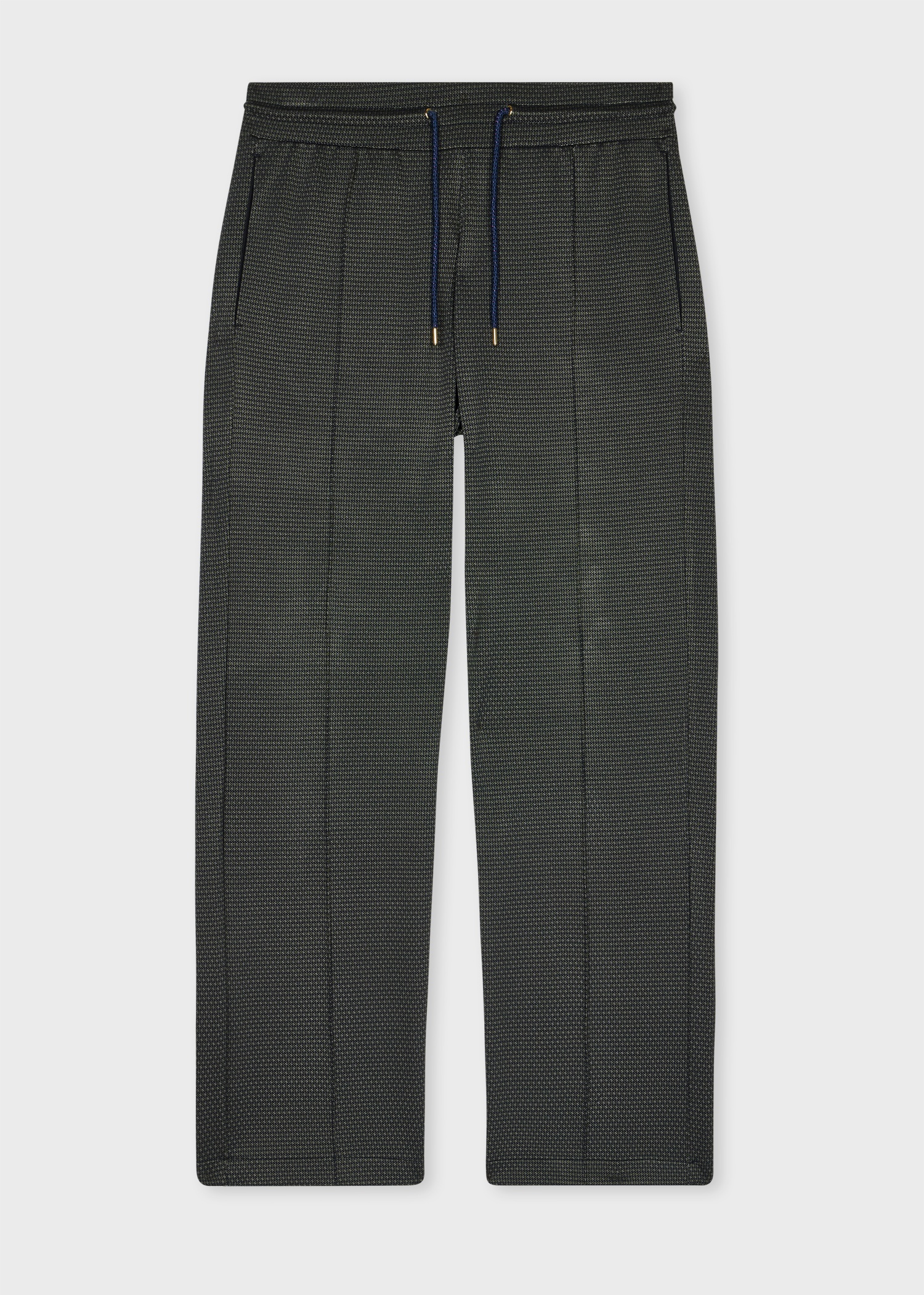 Viscose-Blend Jacquard Trousers - 1
