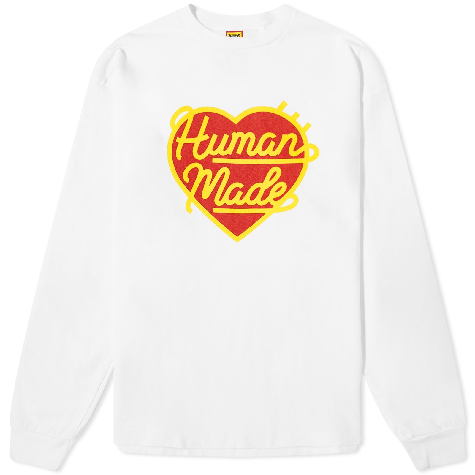 Human Made Long Sleeve Large Heart T-Shirt - 1