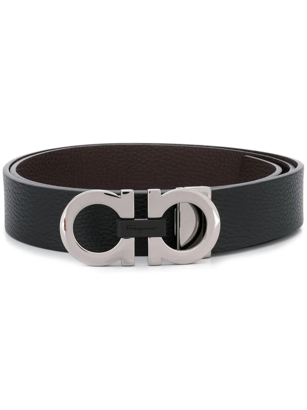 Gancini leather belt - 1