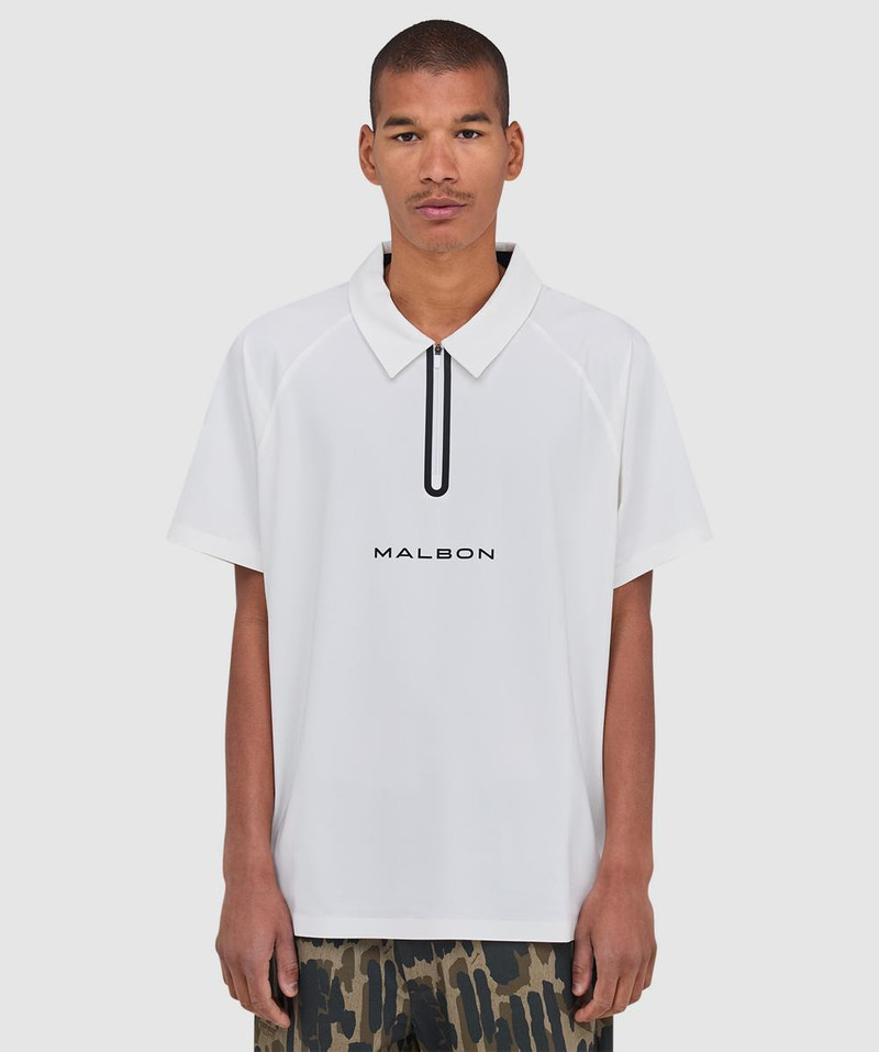 Performance zip polo shirt 1
