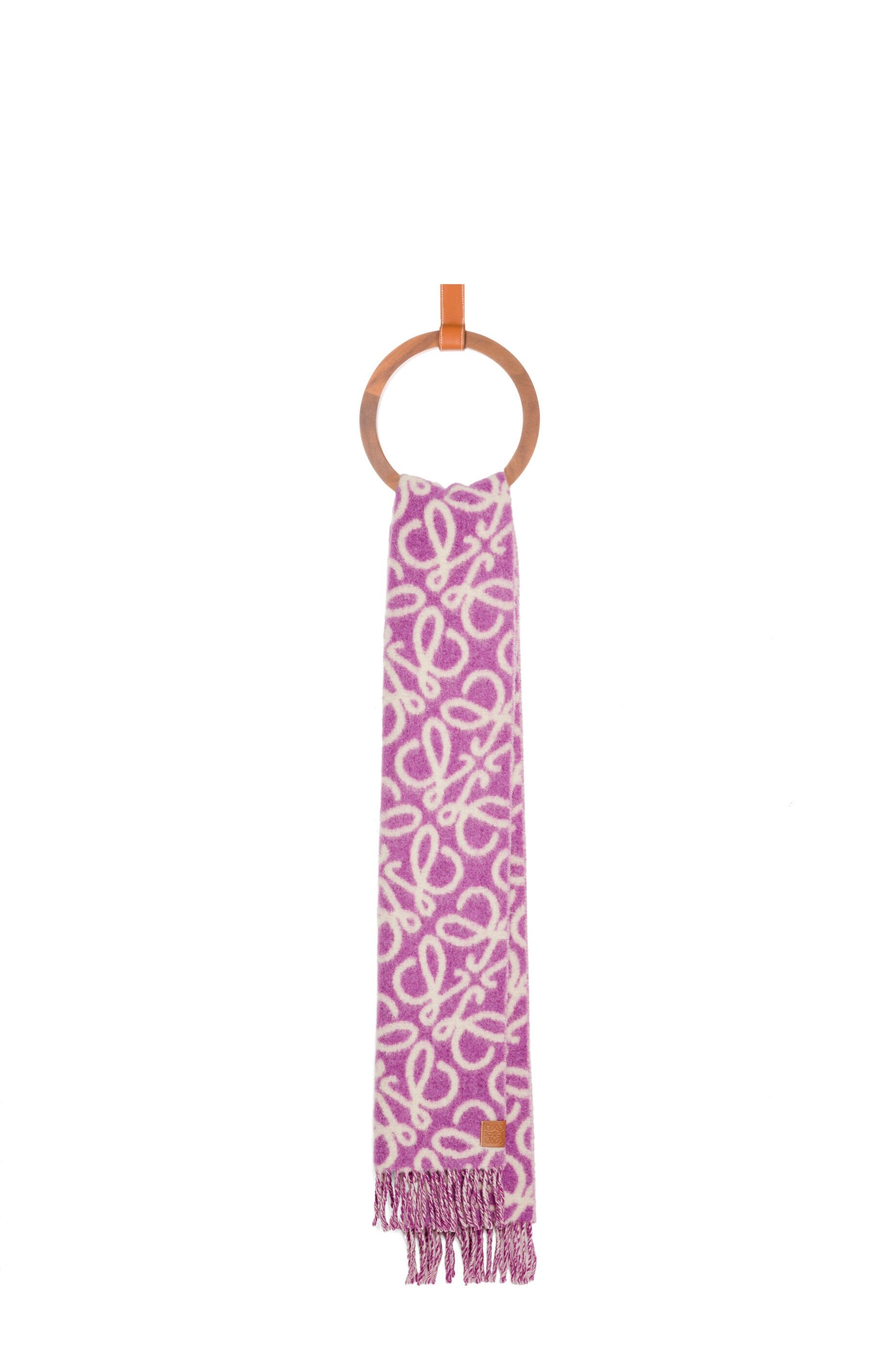 Anagram scarf in alpaca and wool - 1