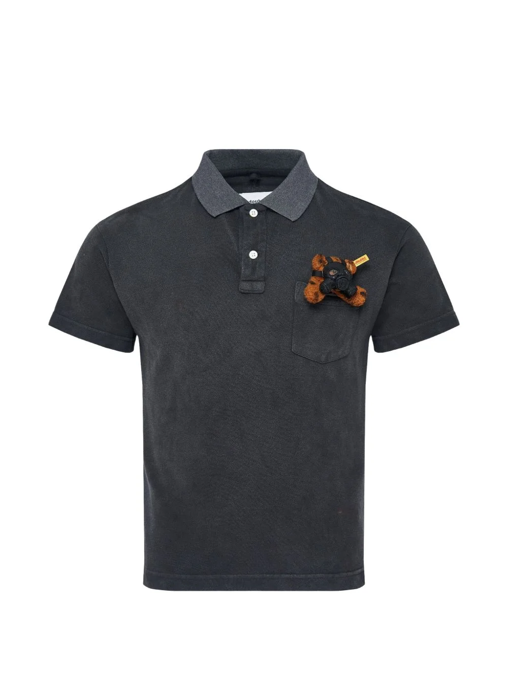 teddy-bear patch polo shirt - 1