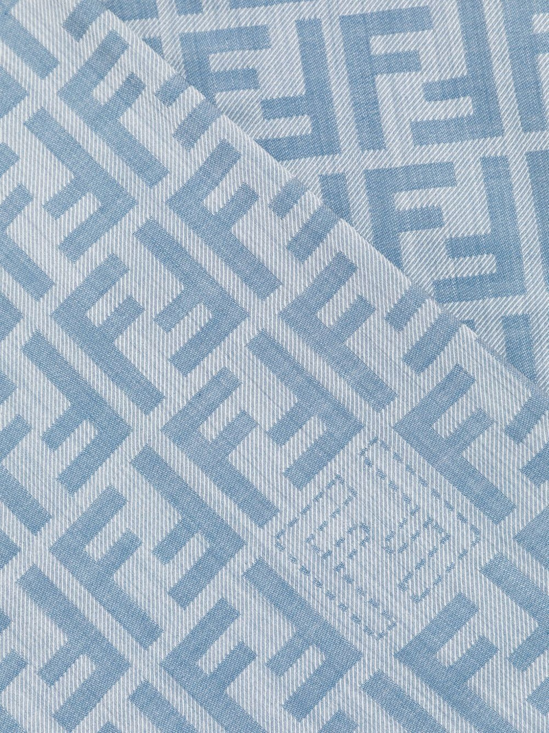 FENDI FF-jacquard scarf outlook