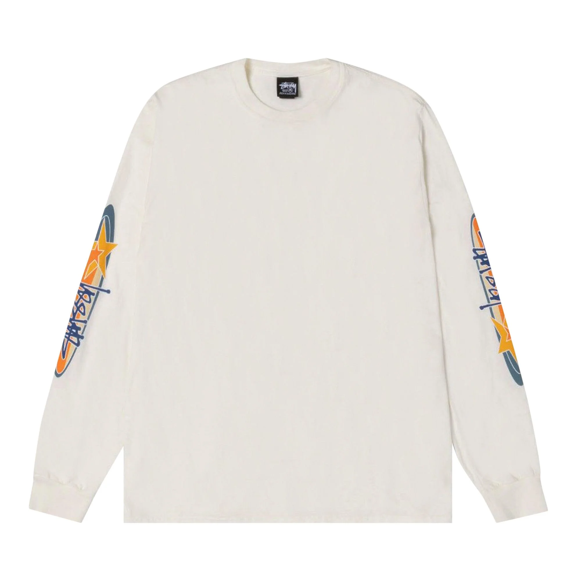 Stussy Two Star Long-Sleeve Tee Pigment Dyed 'Natural' - 1
