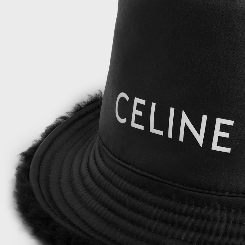 celine bucket hat in technical nylon 3
