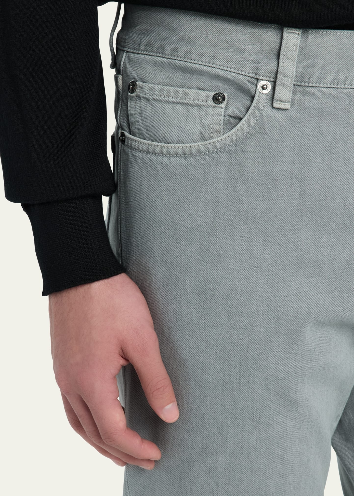 Men's 5-Pocket Denim Pants - 5