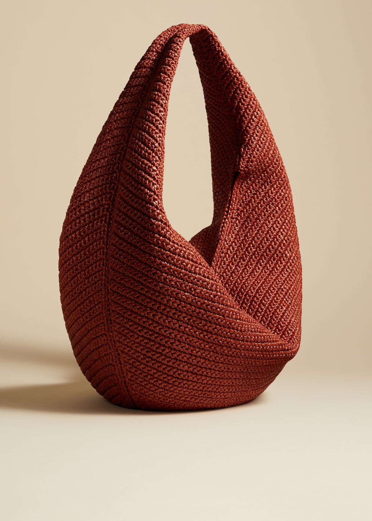 large Olivia raffia tote bag - 3