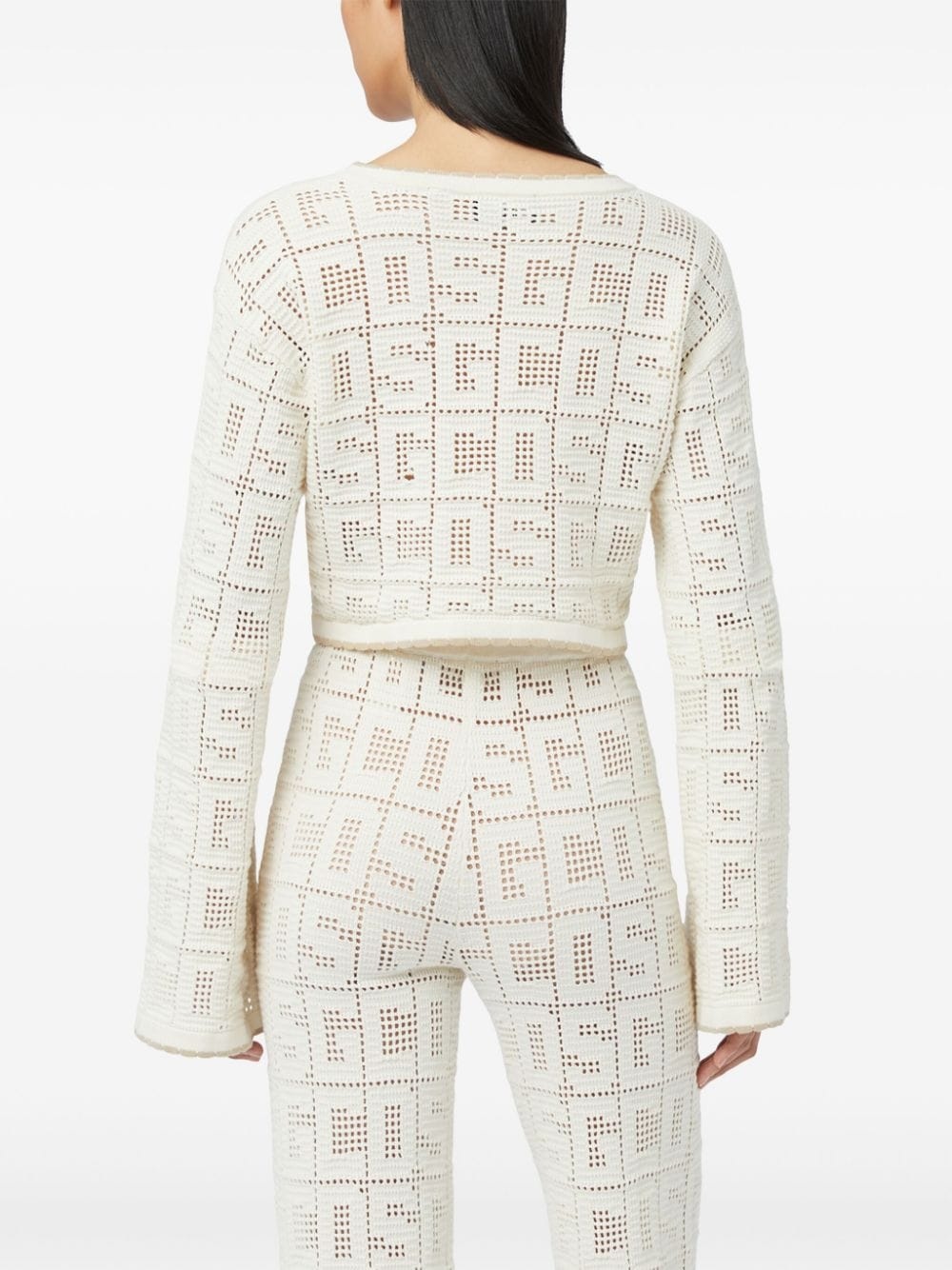monogram macramÃ© top - 4