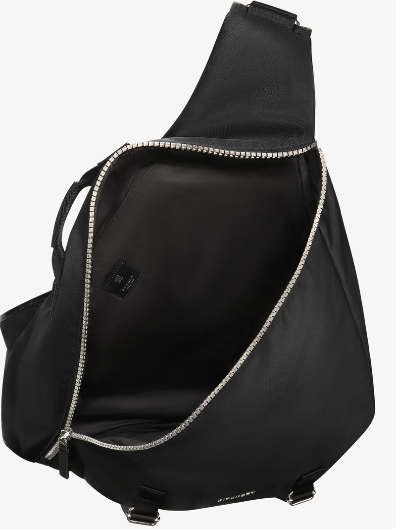 MEDIUM G-ZIP TRIANGLE BAG IN NYLON 4