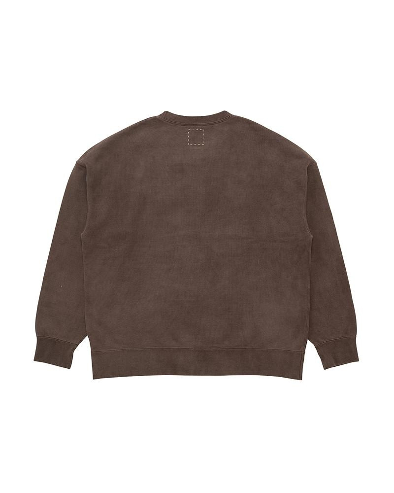 visvim JUMBO SB SWEAT L/S (N.D.) MUD outlook