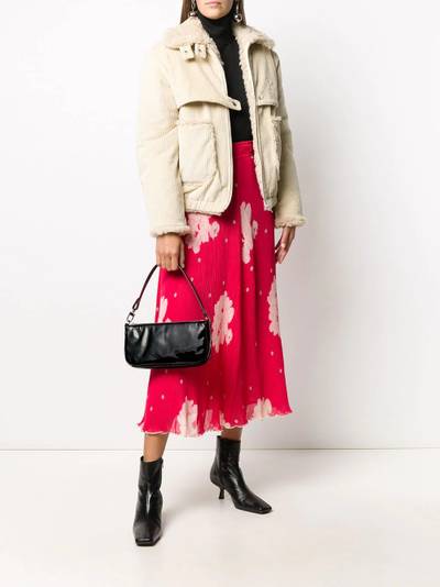 BY FAR patent leather shoulder bag outlook