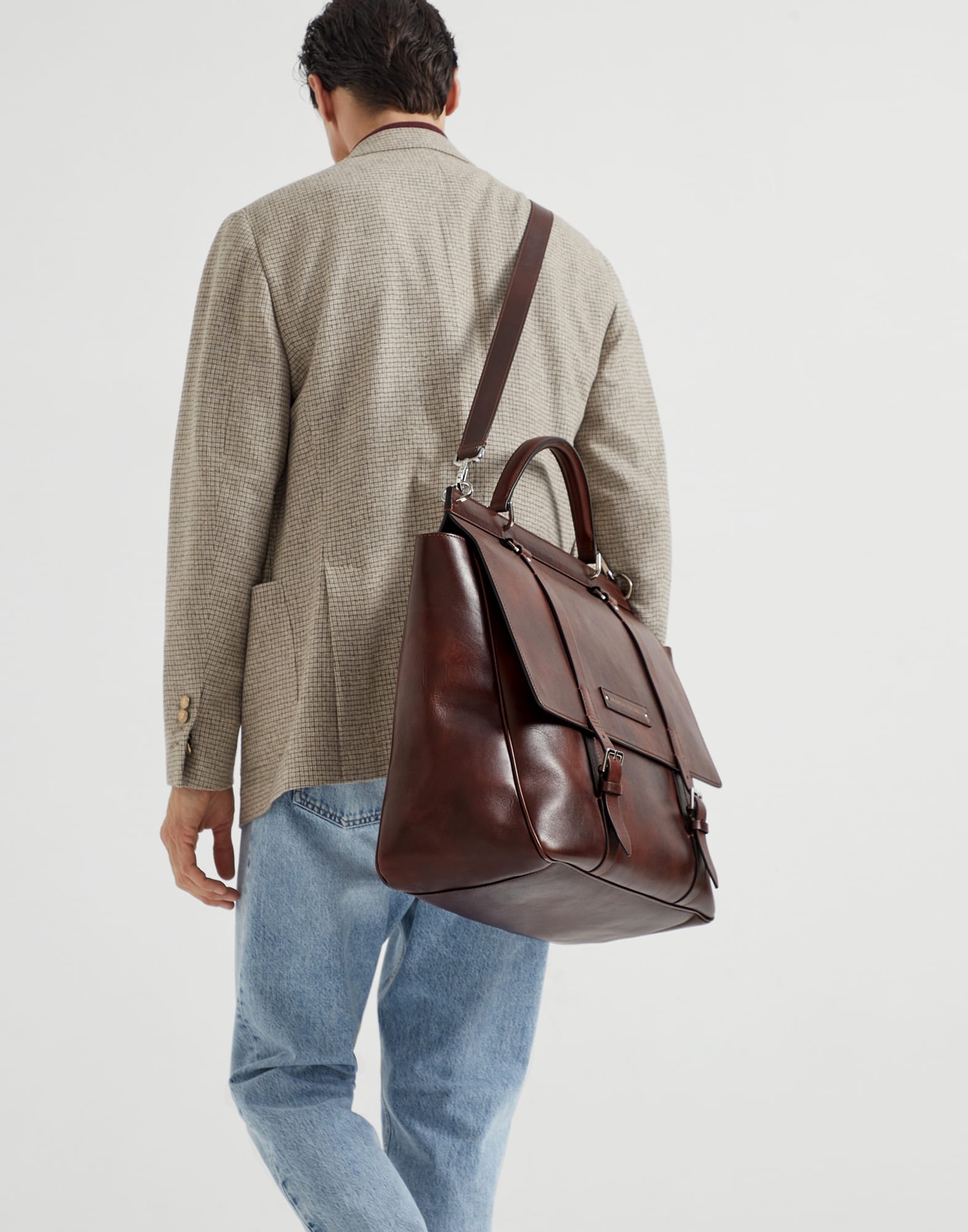 Calfskin casual briefcase - 4