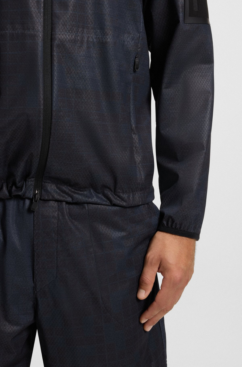 HOODED PARKA JACKET WITH ALL-OVER PRINT 6