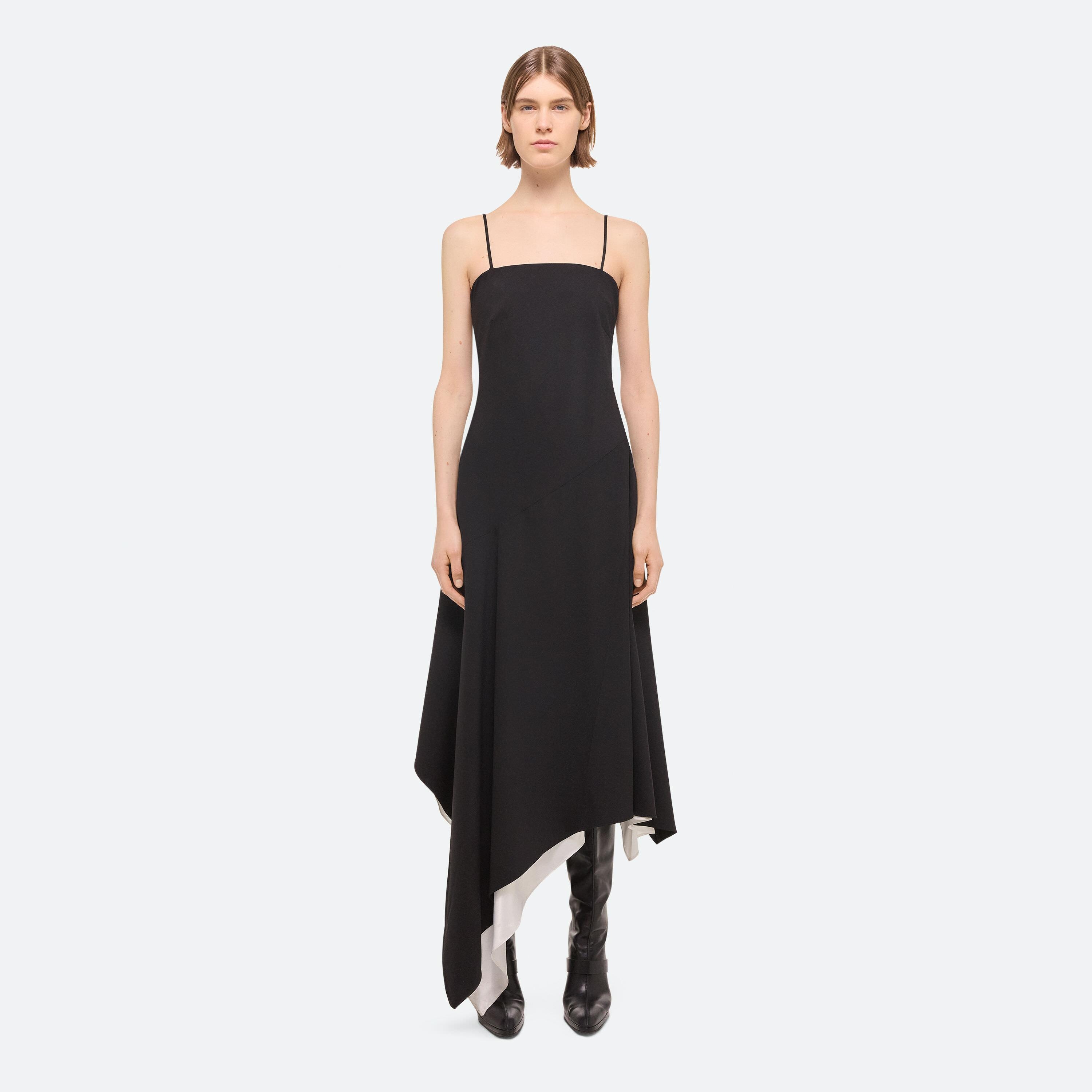 SCARF HEM DRESS - 3