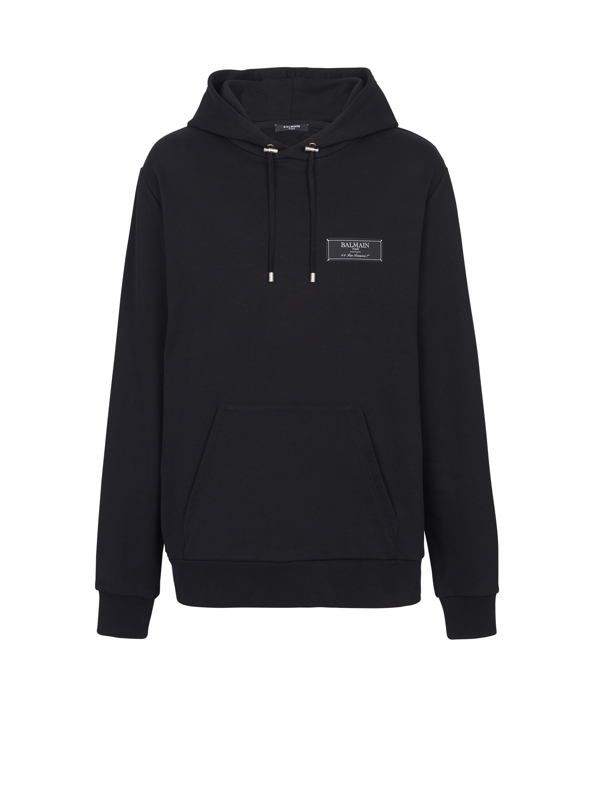 Balmain label hoodie - 1