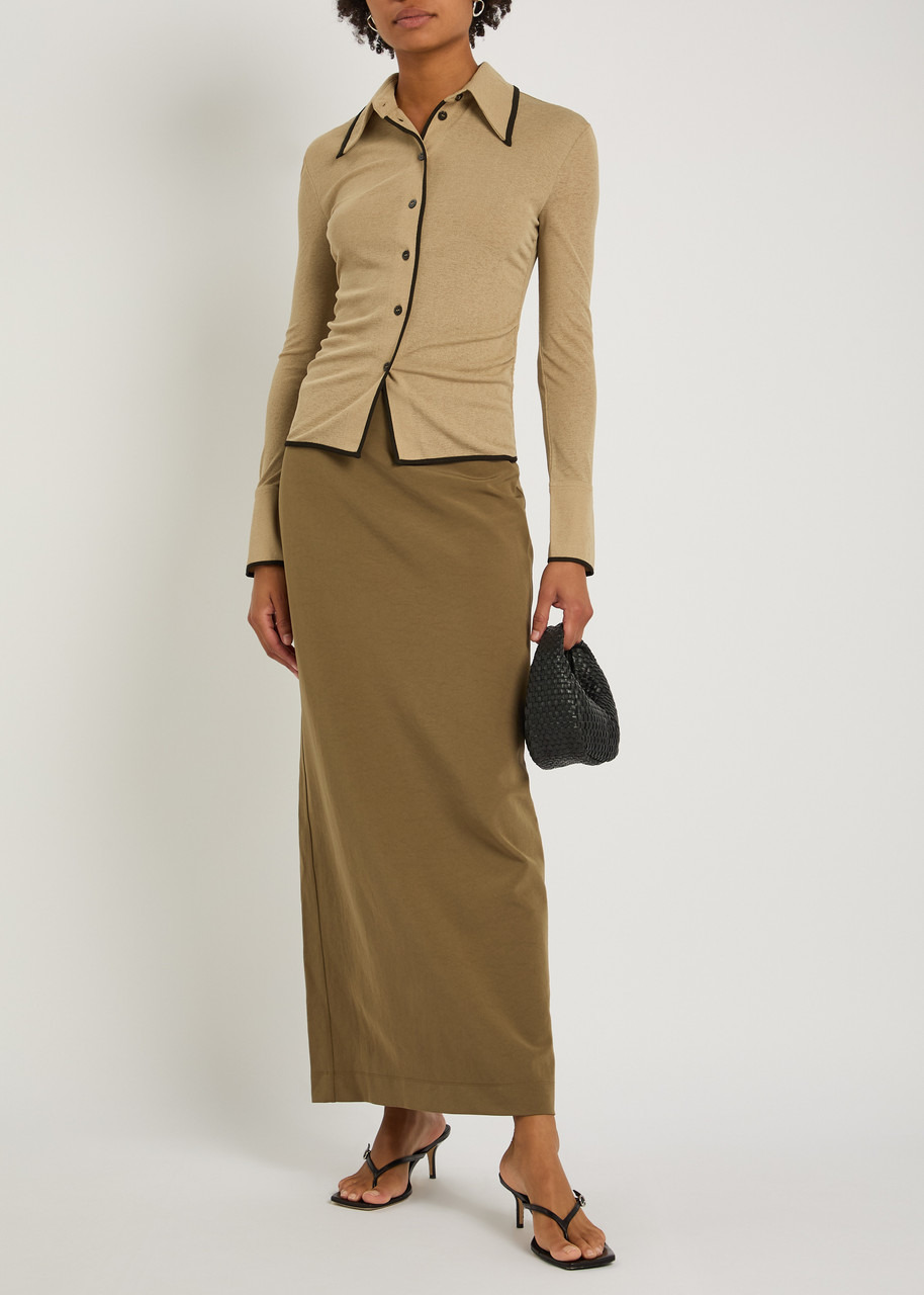 Nanushka Idana Mesh-jersey Shirt - 4