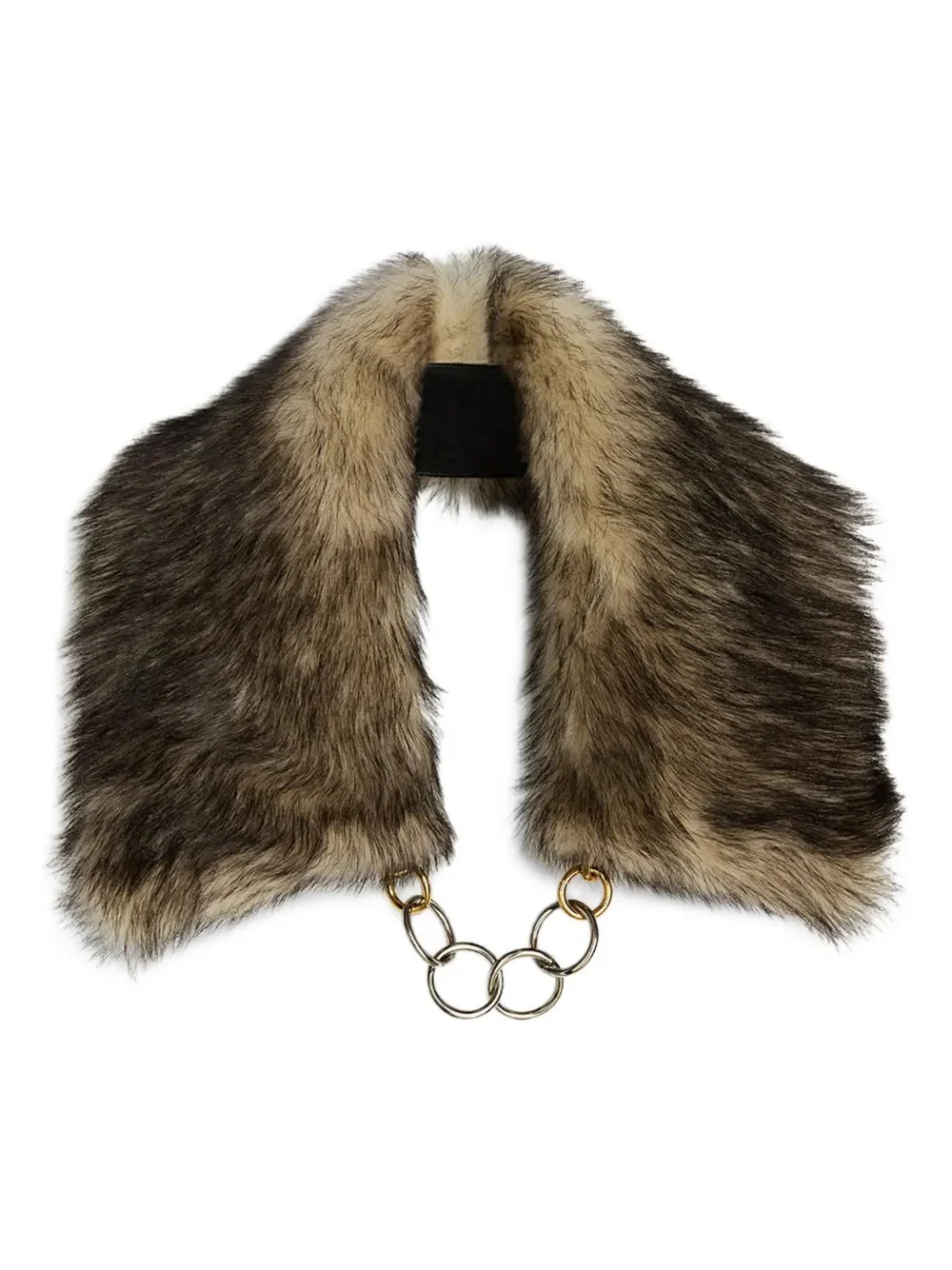 Jil Sander Long Haired Shearling Collar Cremino - 1