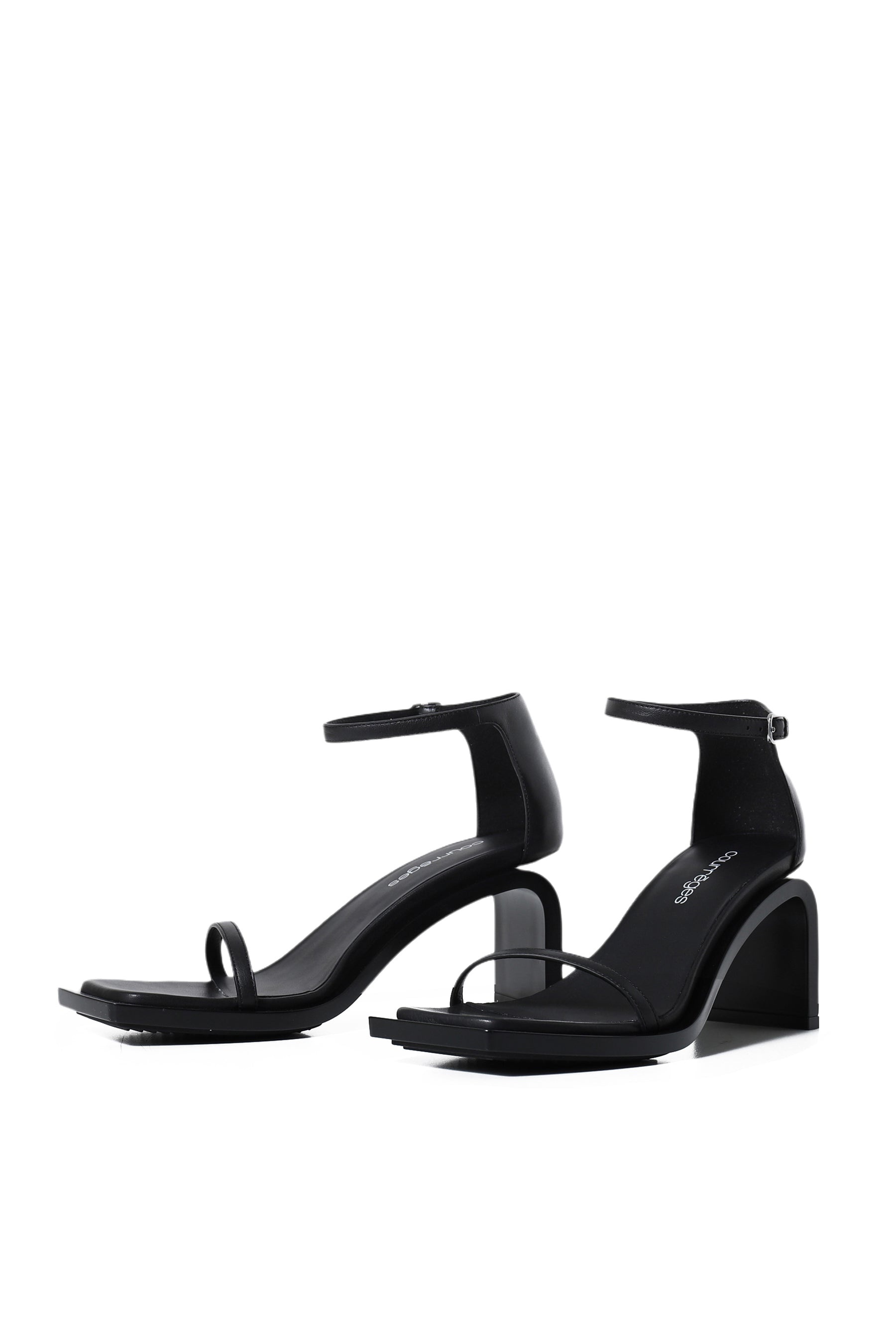 STREAM LEATHER SANDALS / BLK - 6