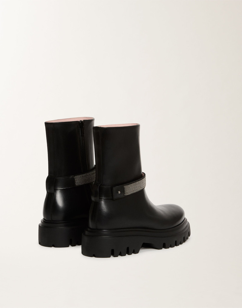 Biker boots in calf leather 3