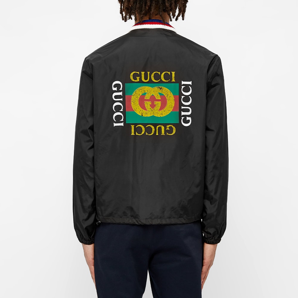 Gucci Vintage Nylon Bomber Jacket - 5