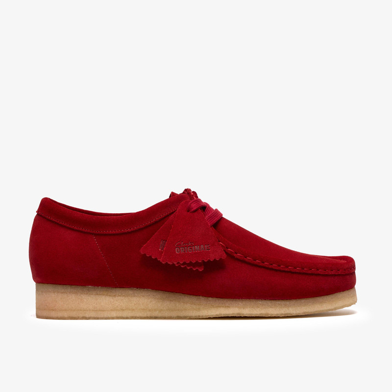 Wallabee Deep Red Suede 1
