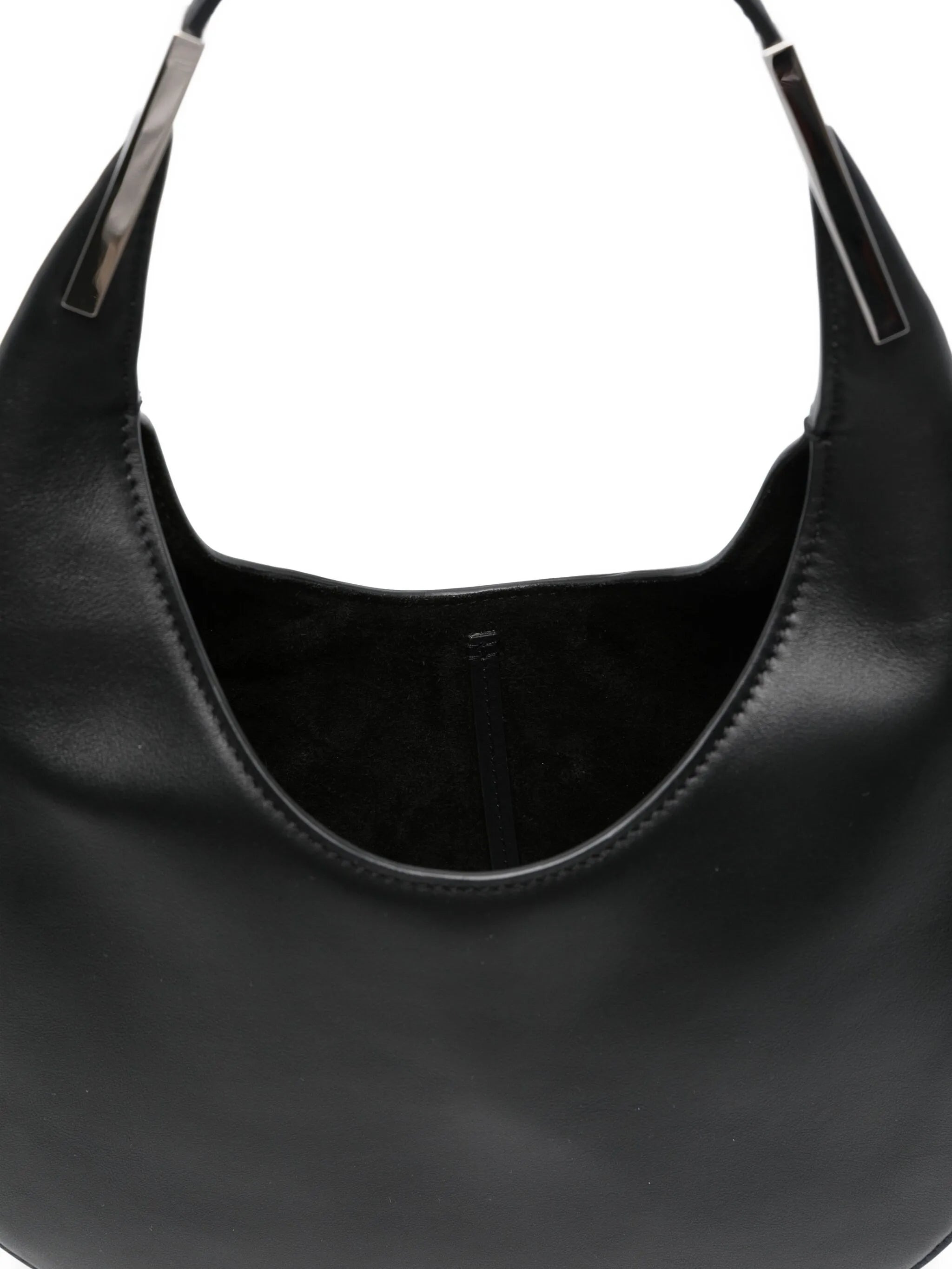 Savette Small Florence Crescent-shaped Leather Shoulder Bag - 3