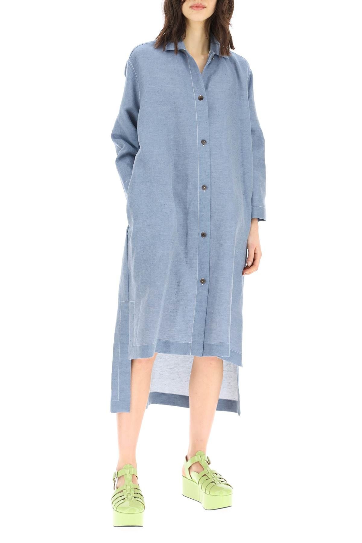 TUNIC DRESS IN CHAMBRAY - 2