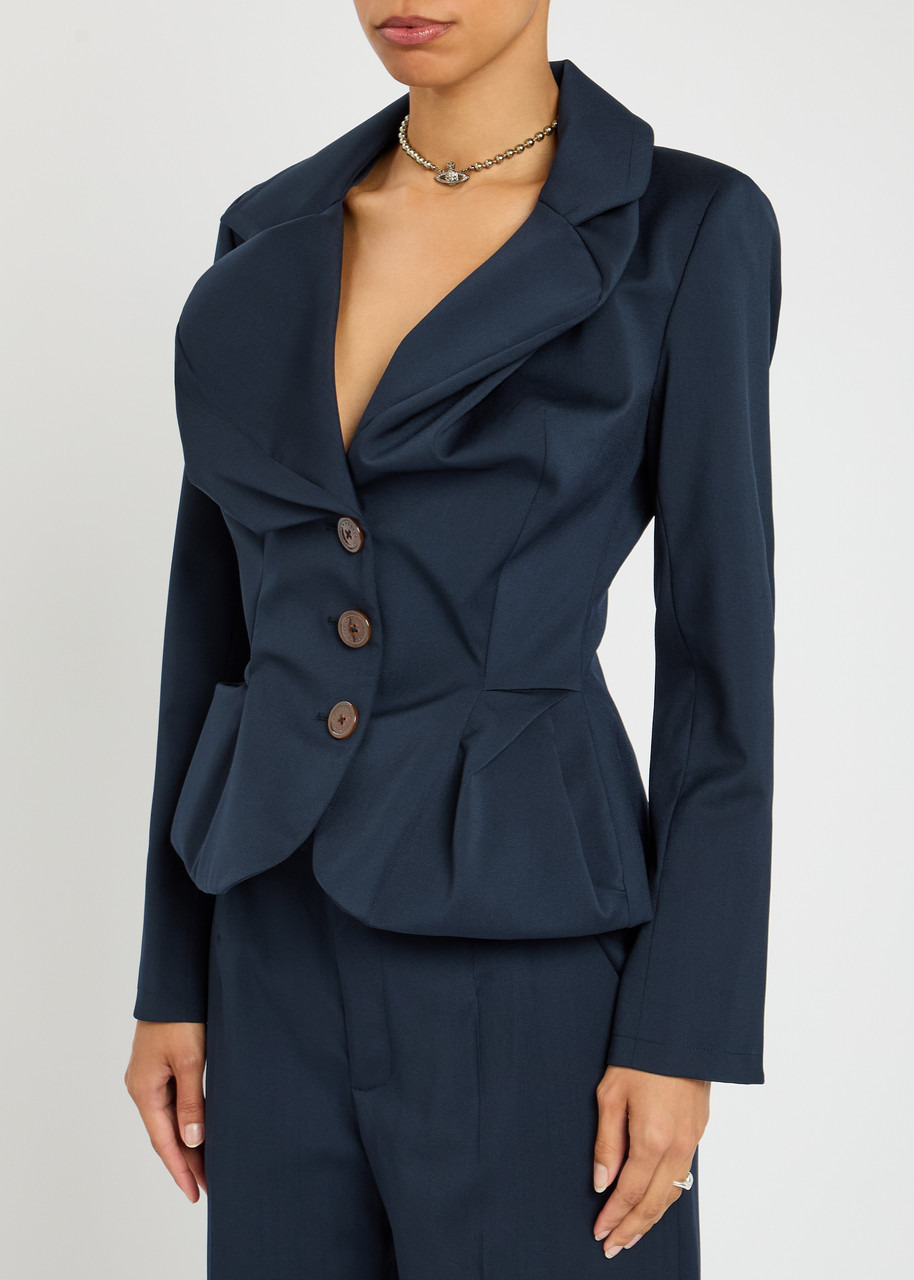 Vivienne Westwood Drunken Draped Wool Jacket - 2