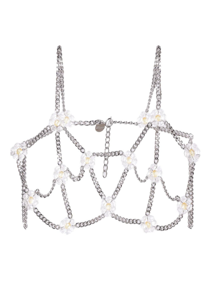 Noir Kei Ninomiya chain floral top outlook