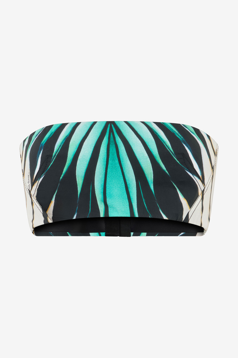 Ray Of Sea Print Bandeau Top 1