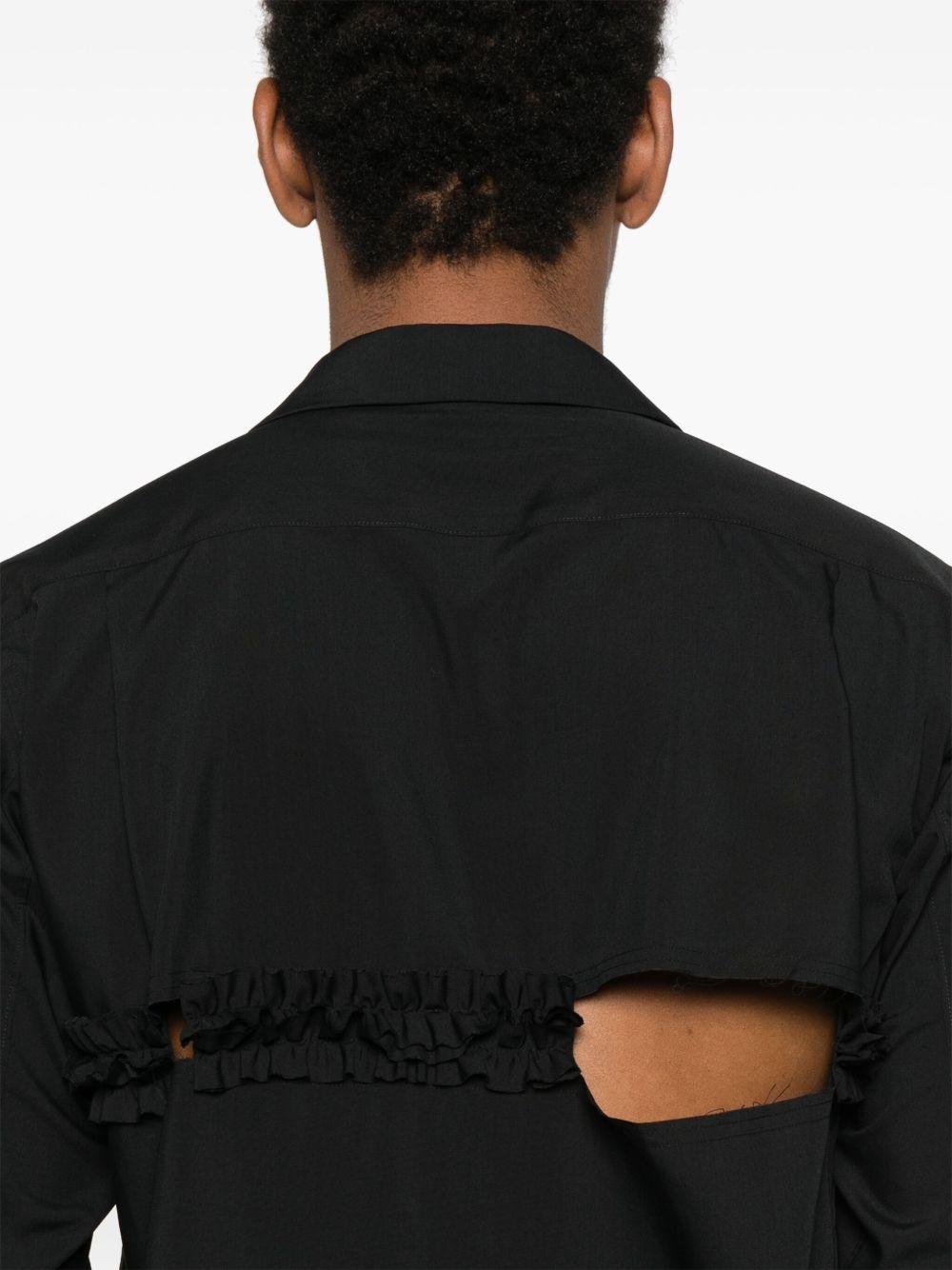 ruffle-trim shirt - 5