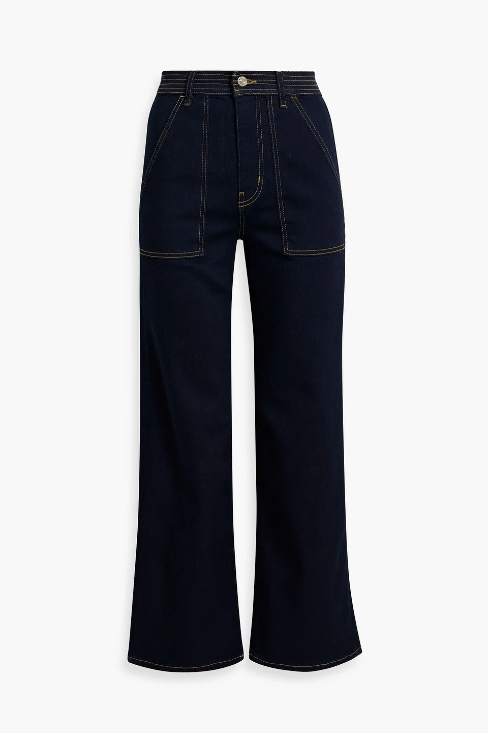 The Trapunto high-rise straight-leg jeans - 1