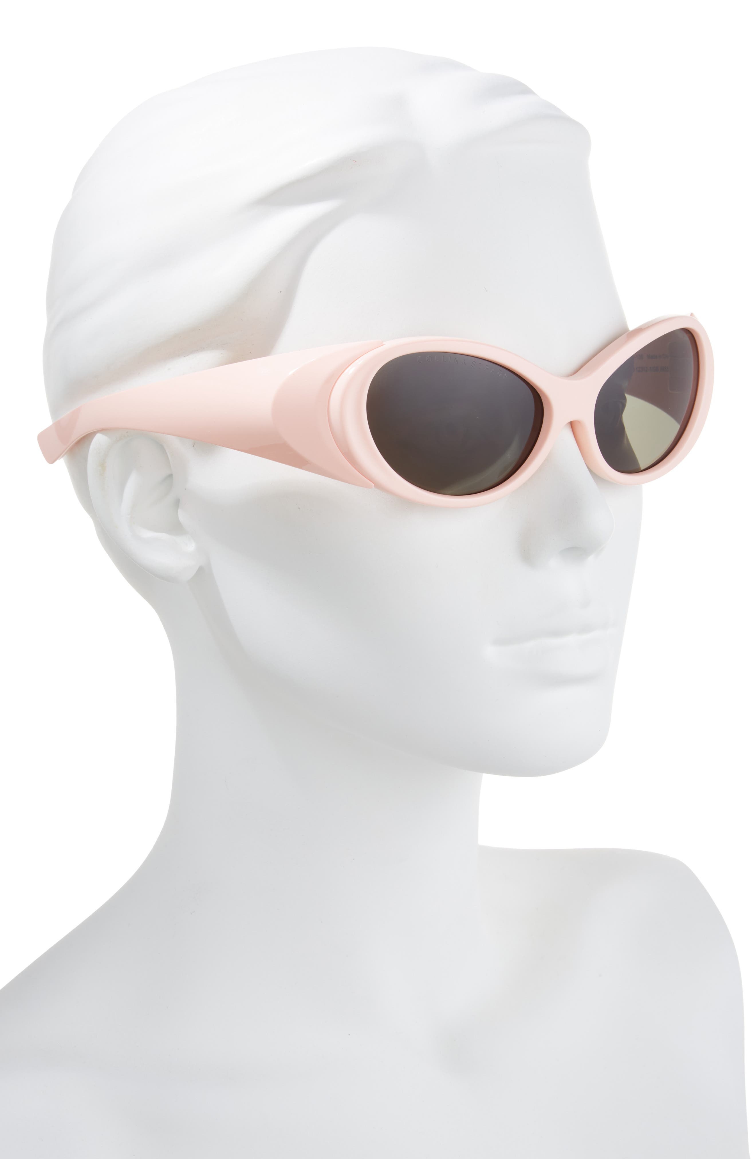 Collina Strada Cocoon 58mm Oval Sunglasses in Pink at Nordstrom - 3