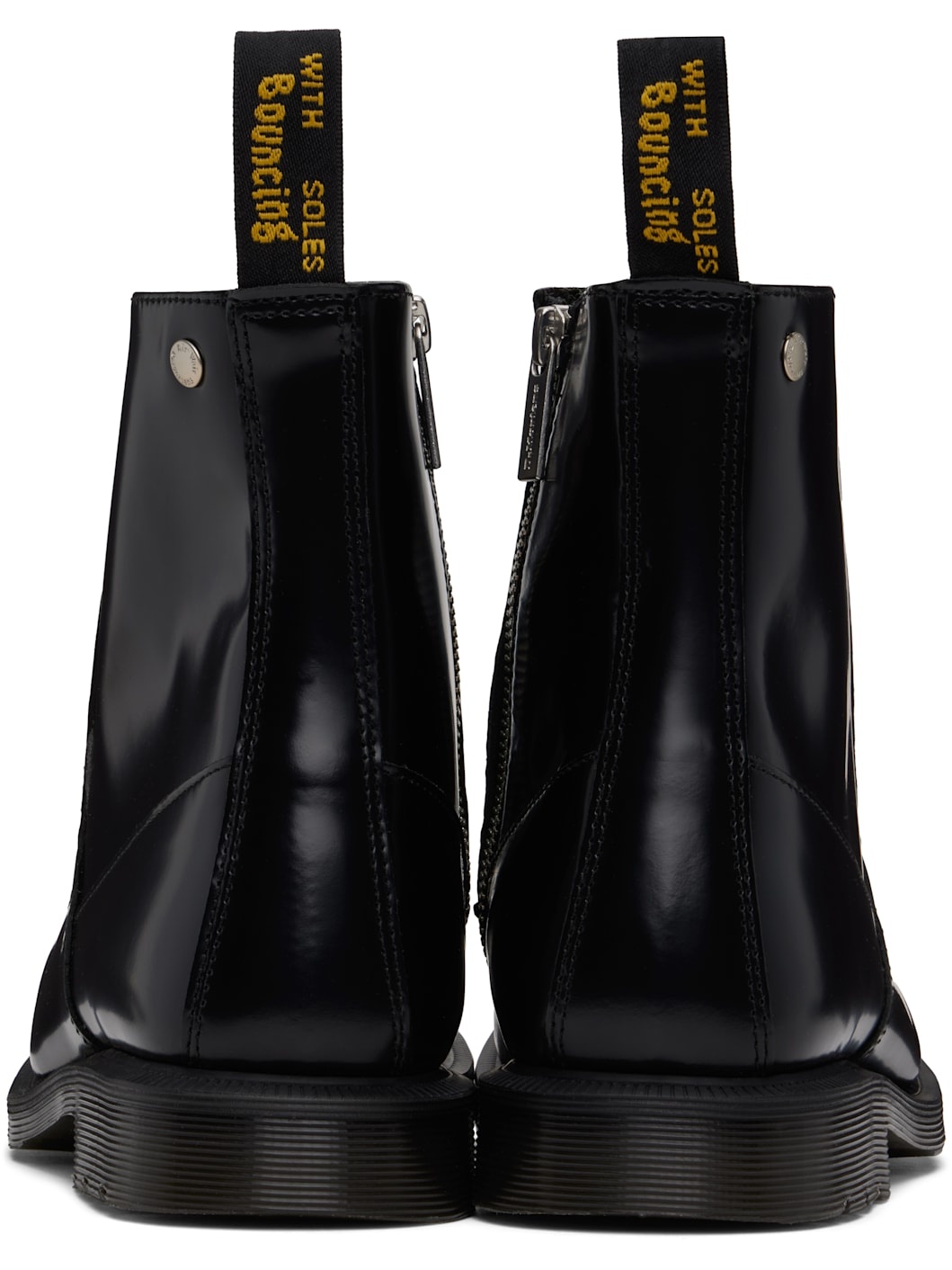 Black Durrow Zip Boots - 2