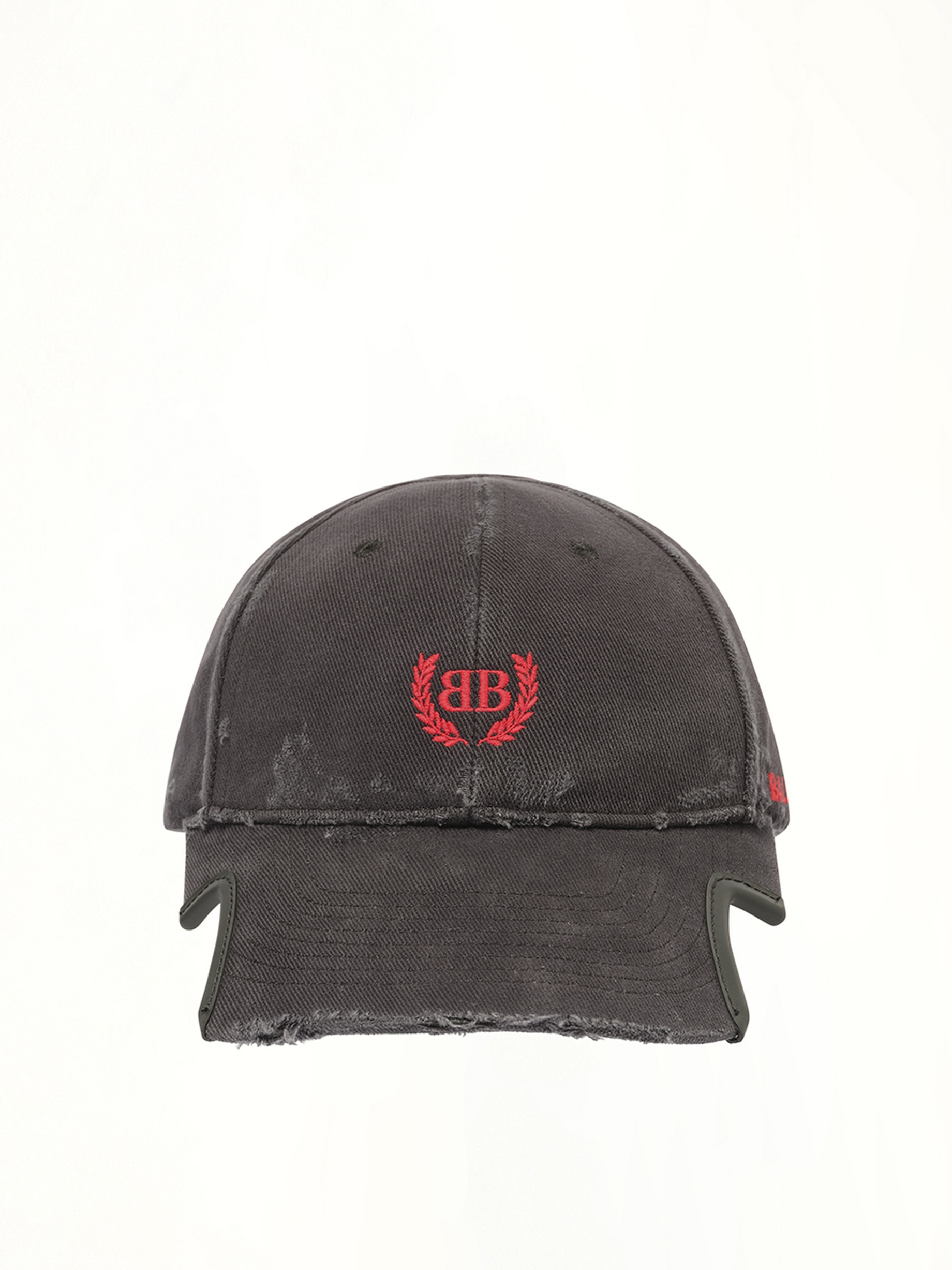 World Cap in Faded Wash Black/Red - 1