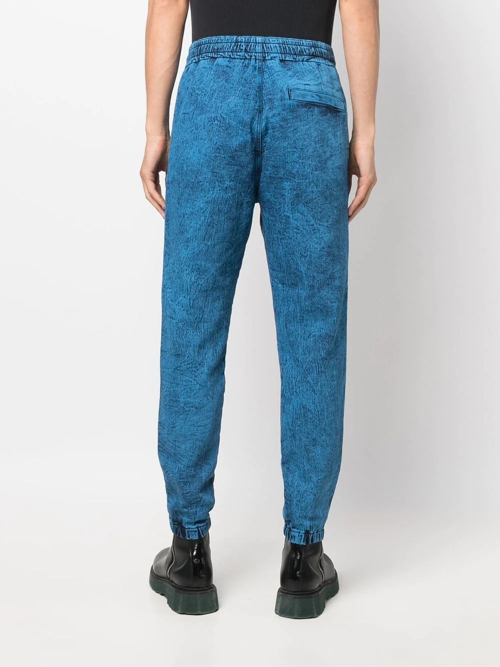 logo tapered trousers - 5