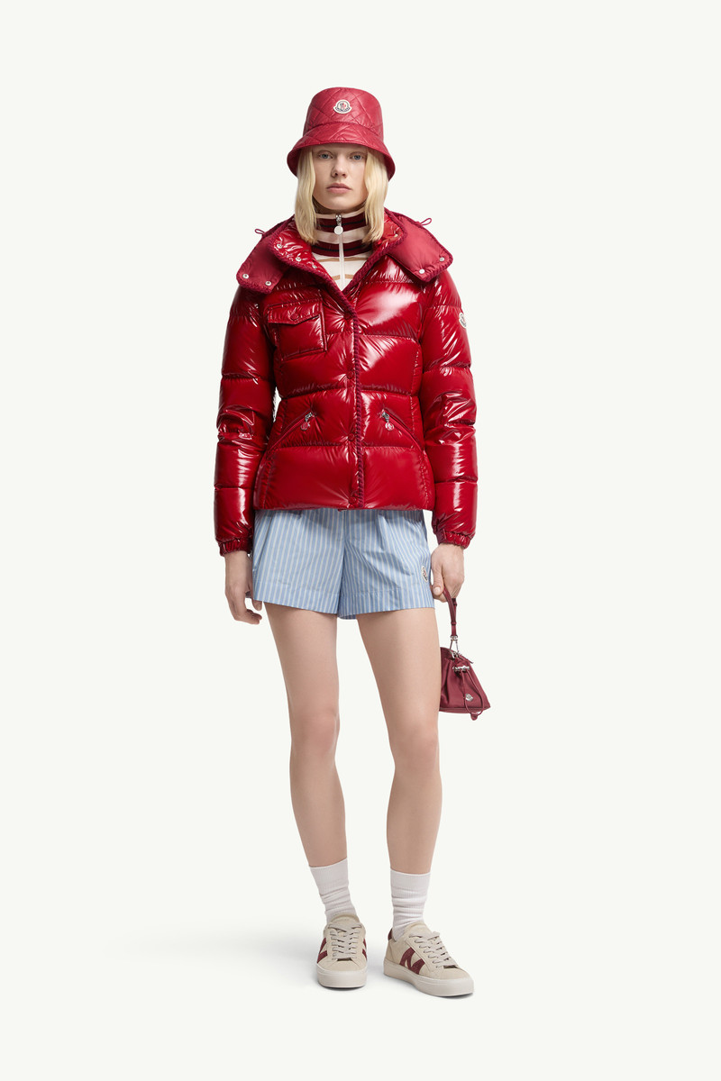 Moncler Glareins Braided Trim Hooded Short Down Jacket outlook