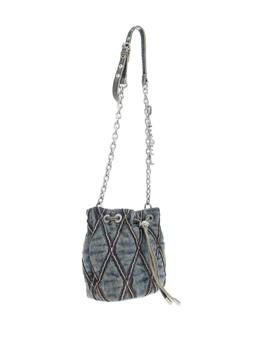 mini Charm-D quilted chain-strap bag - 3