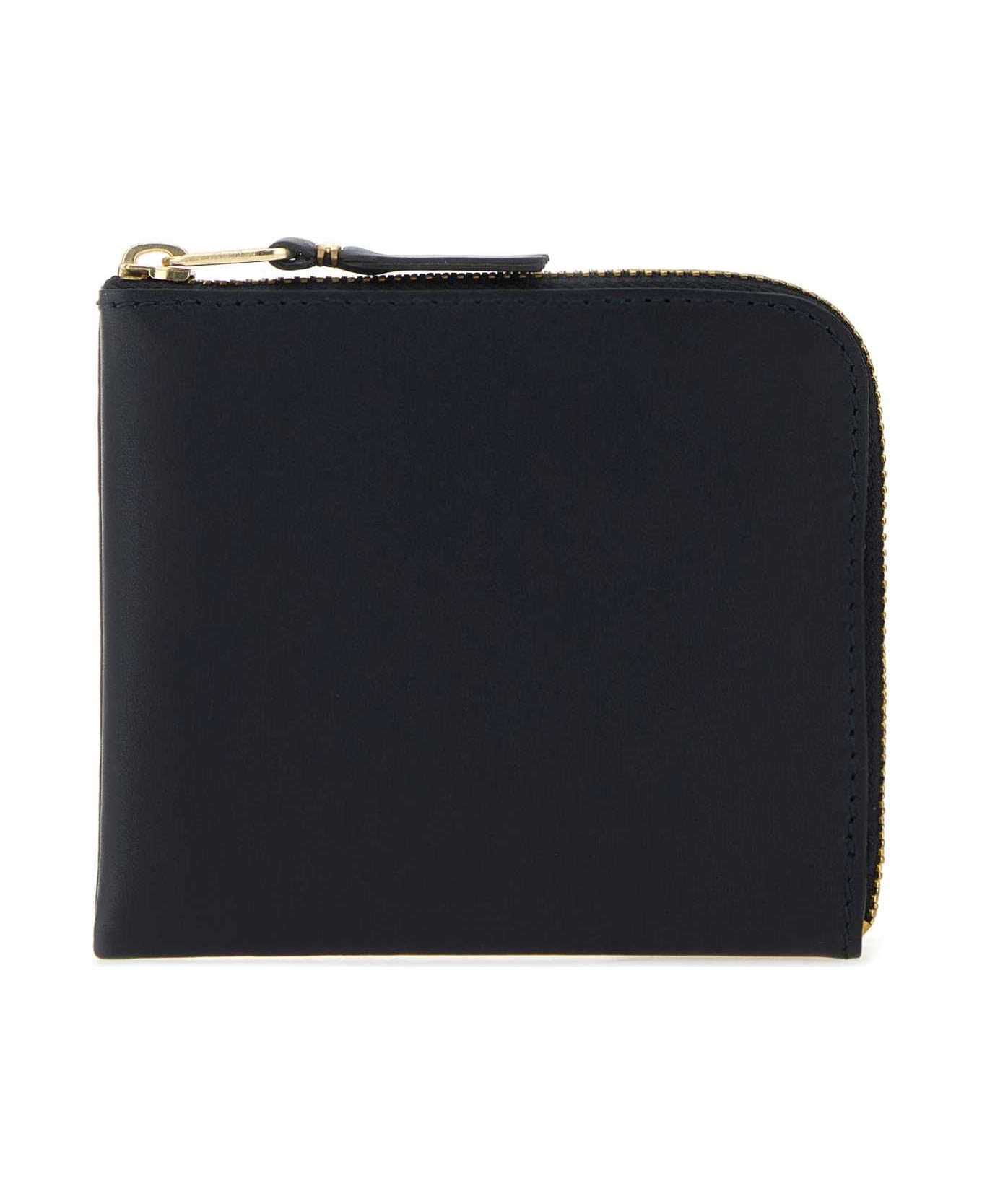 Midnight Blue Leather Wallet - 1