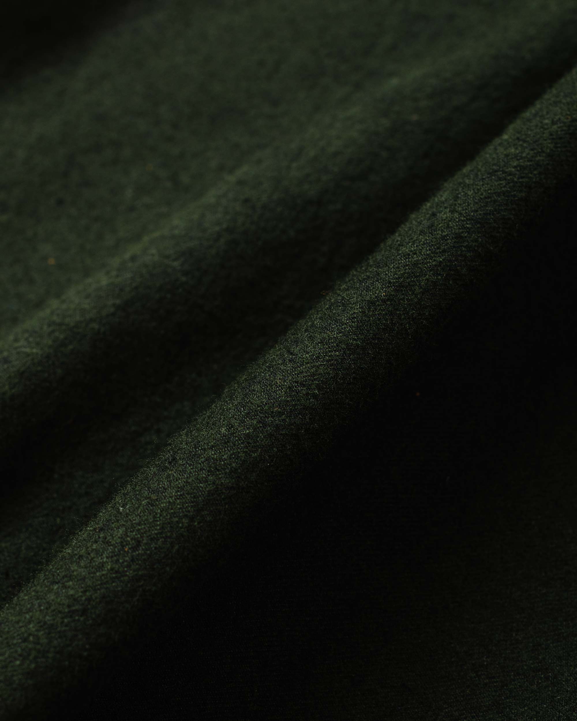 Carsten Organic Flannel Shirt LS Dark Green - 5