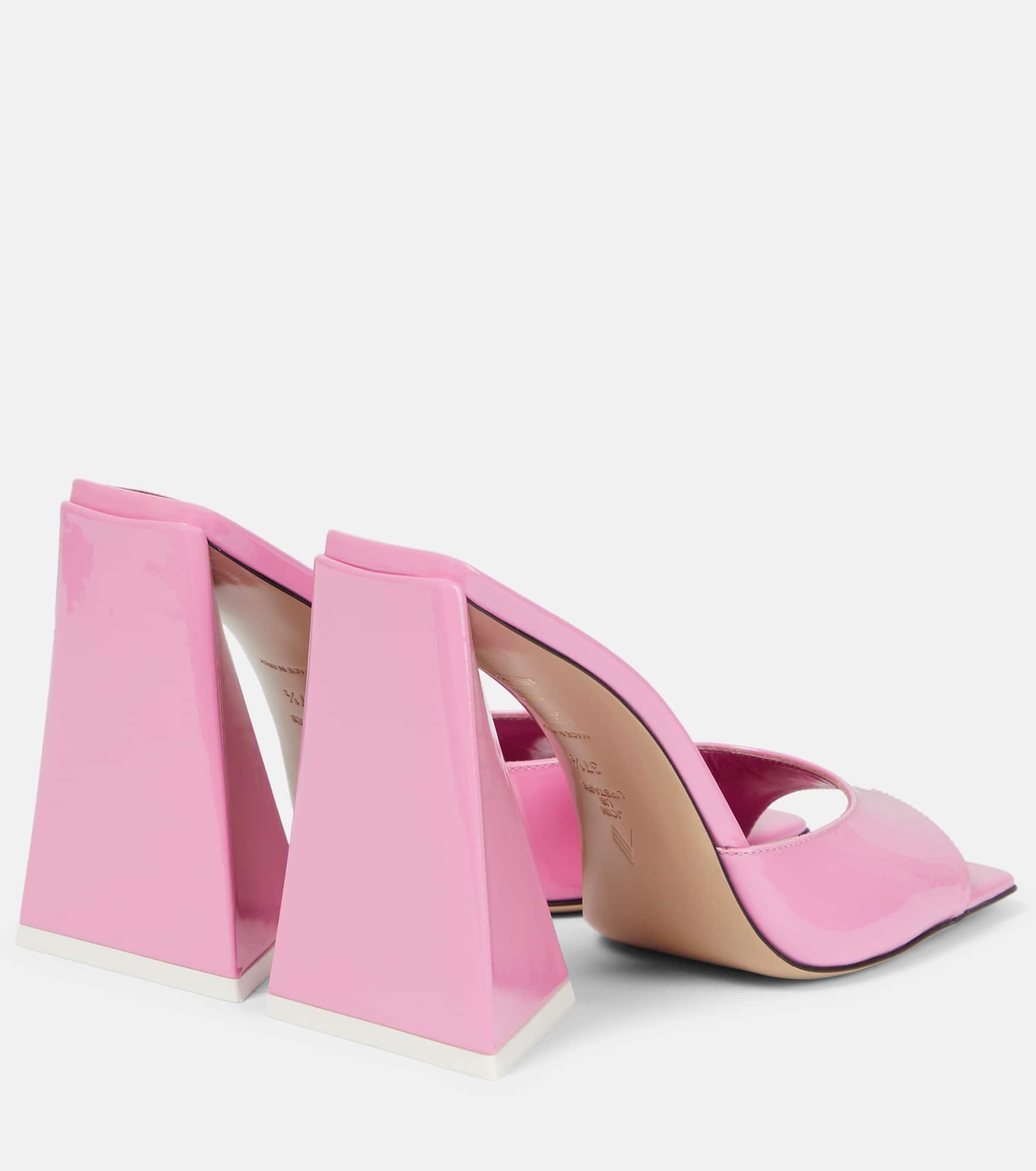 Devon patent leather mules - 3