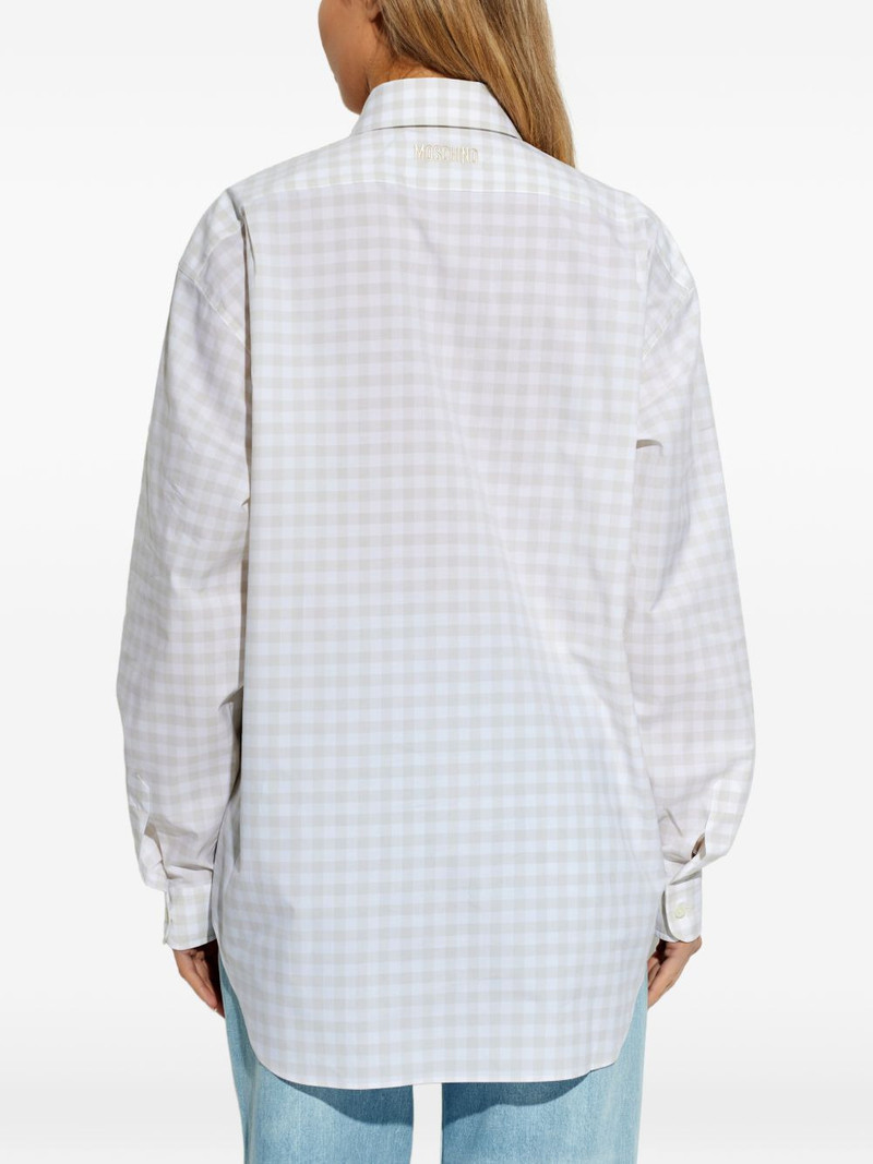 heart-motif check-pattern shirt 4